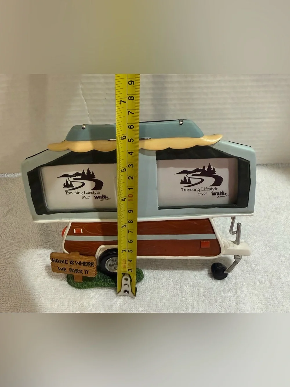 Pop Up Camper Picture Frame Holds 3x2 Pictures Wilcor Collectibles New